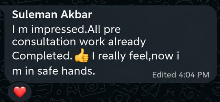 Participant testimonial message 4